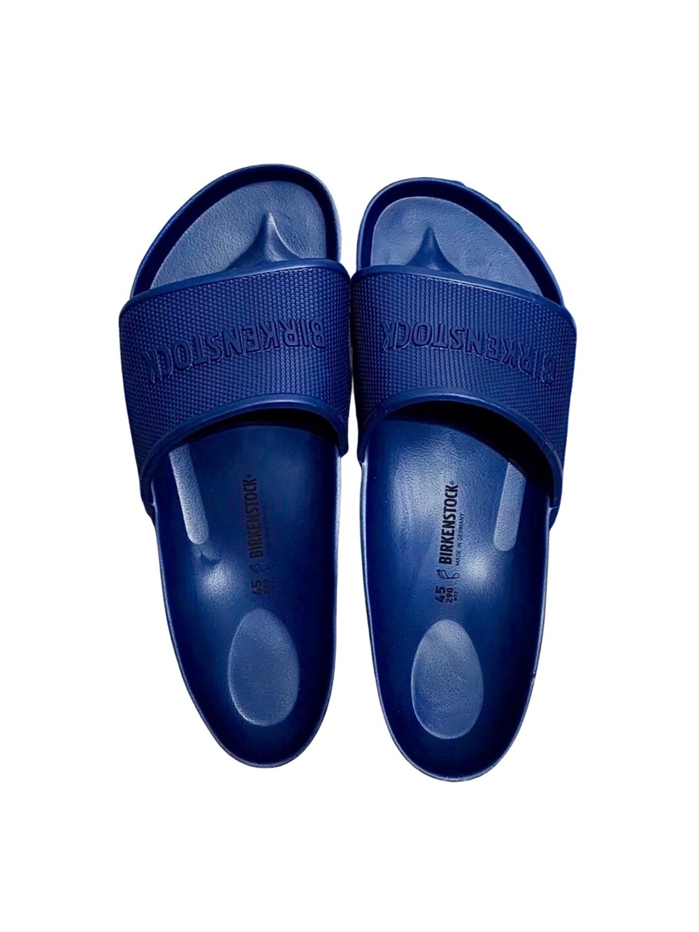 Birkenstock Men's Navy Slide Sandals 45/M12